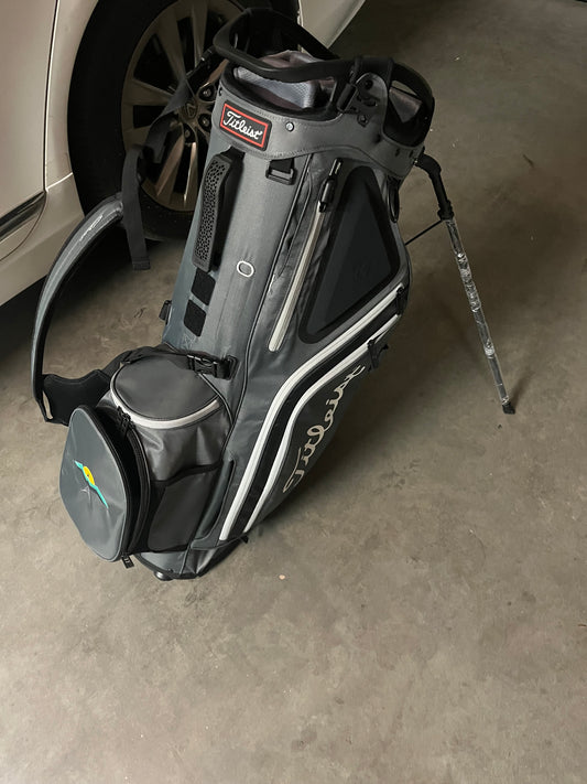 Titleist Stand Bag Grey w/Paako Logo AUCTION