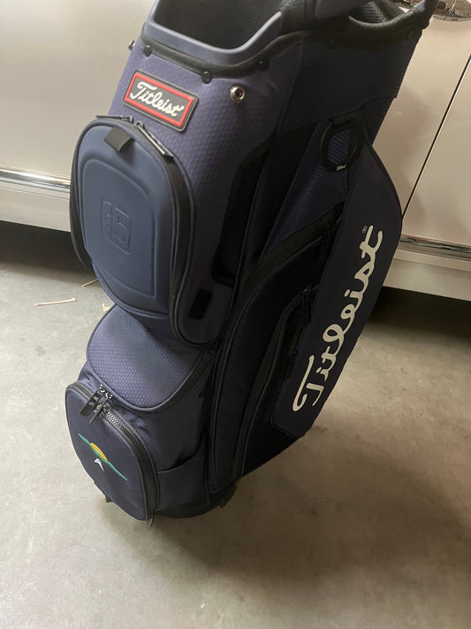 Titleist Cart Bag Navy w/ Paako Logo AUCTION