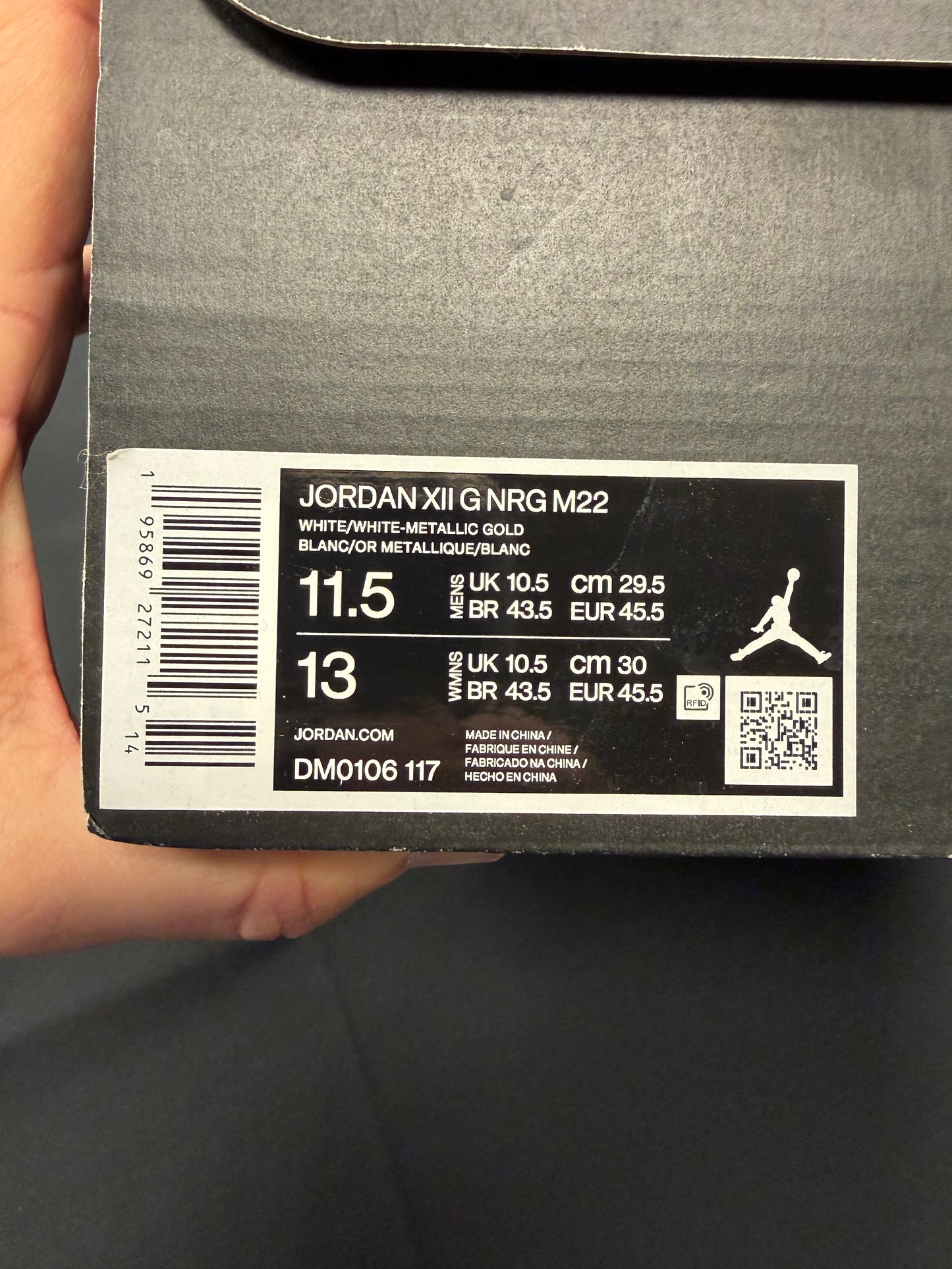 JORDAN XII  G NRG M22 Golf Shoes
