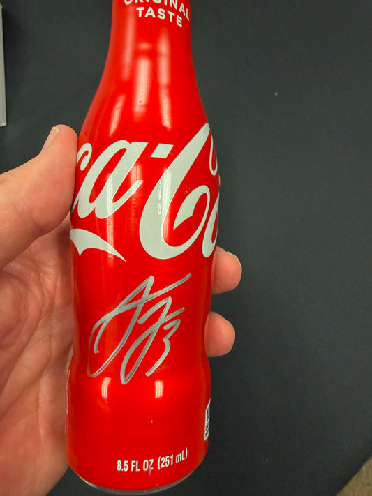 Really cool piece of Memorabilia: Autographed full can of Coca-Cola: Signed by AUSTIN DILLON
