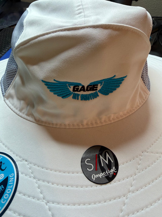 Imperial Coolcore Sun Bucket hat with the famous "Gage My Brutha" logo Size: S/M